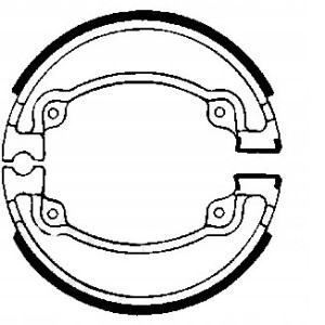 SZCZĘKI HAMULCOWE EBC DO MOTOCYKLA HONDA VT 125 VT125 C SHADOW 1999-2008