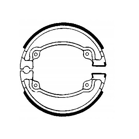 SZCZĘKI HAMULCOWE EBC DO MOTOCYKLA HONDA VT 125 VT125 C SHADOW 1999-2008