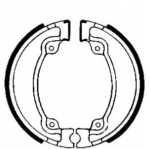 SZCZĘKI HAMULCOWE EBC DO MOTOCYKLA HONDA CMX 250 CMX250 C REBEL 1996-1999