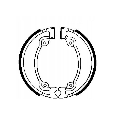 SZCZĘKI HAMULCOWE EBC DO MOTOCYKLA HONDA CA 125 HONDA CA125 REBEL 1995-2000