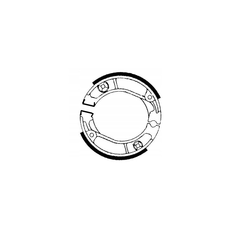 SZCZĘKI HAMULCOWE EBC DO MOTOCYKLA HONDA XR 600 HONDA XR600 R 1985-1990