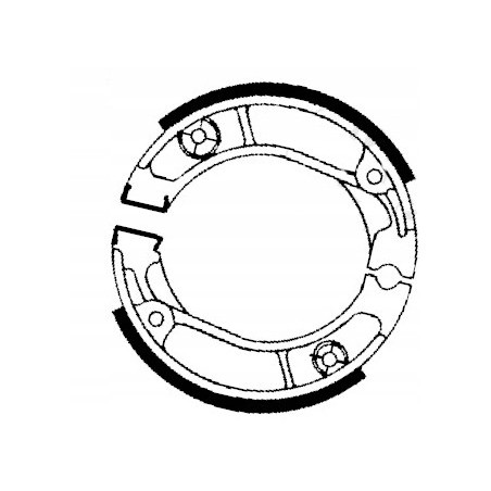 SZCZĘKI HAMULCOWE EBC DO MOTOCYKLA HONDA XR 600 HONDA XR600 R 1985-1990