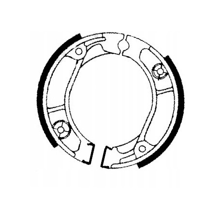 SZCZĘKI HAMULCOWE EBC DO MOTOCYKLA HONDA XR 200 XR 250 HONDA XR200 XR250