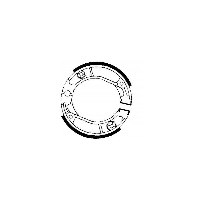 SZCZĘKI HAMULCOWE EBC DO MOTOCYKLA HONDA XL 50 XL 125 XL 185 XL50 XL125