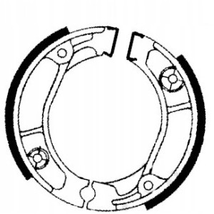 SZCZĘKI HAMULCOWE EBC DO MOTOCYKLA HONDA NSR 50 NSR50 S 1989-1996