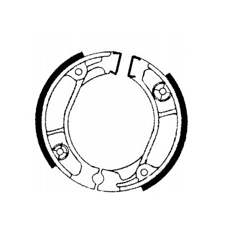 SZCZĘKI HAMULCOWE EBC DO MOTOCYKLA HONDA NSR 50 NSR50 S 1989-1996