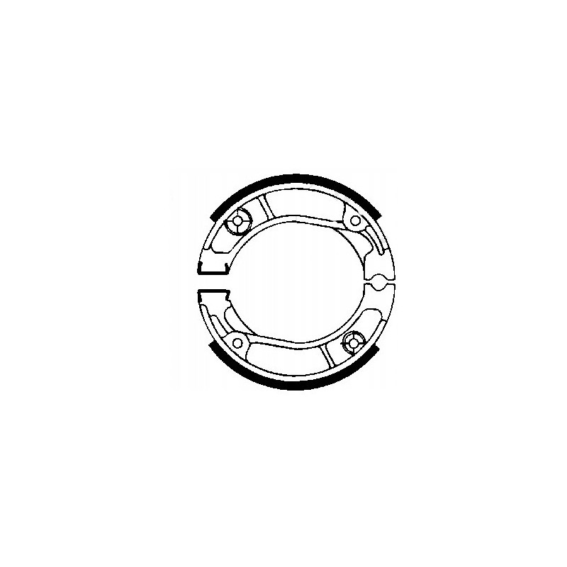 SZCZĘKI HAMULCOWE EBC DO MOTOCYKLA HONDA MB 50 MB 80 HONDA MB50 MB80