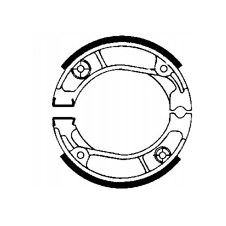 SZCZĘKI HAMULCOWE EBC DO MOTOCYKLA HONDA MB 50 MB 80 HONDA MB50 MB80