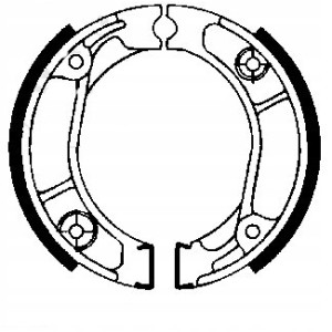 SZCZĘKI HAMULCOWE EBC DO MOTOCYKLA HONDA CRF 150 CRF 230 CRF150 CRF230