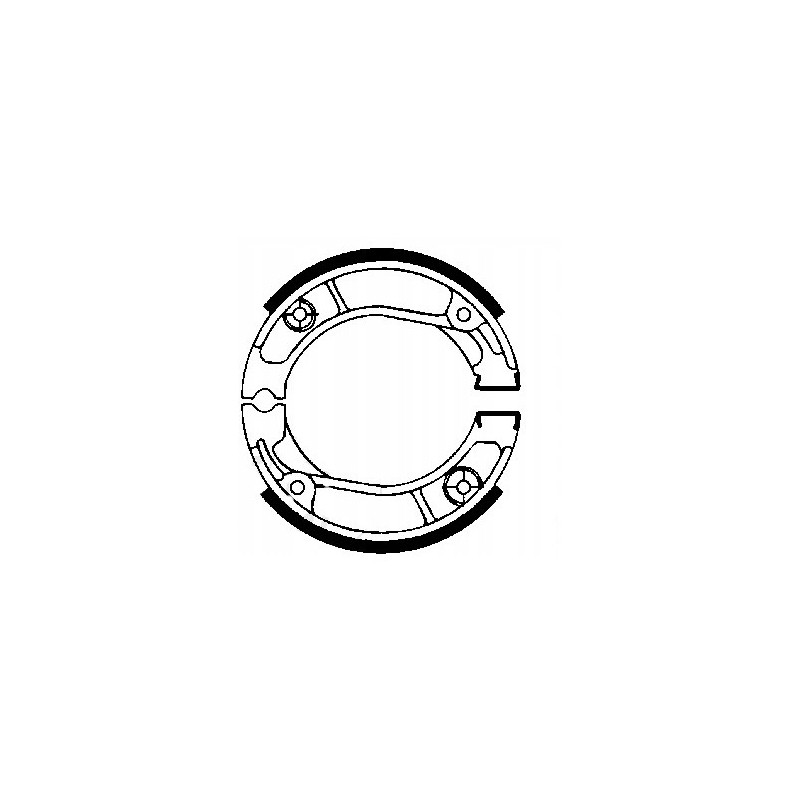 SZCZĘKI HAMULCOWE EBC DO MOTOCYKLA HONDA CG 125 HONDA CG125 1998-2001