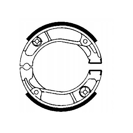 SZCZĘKI HAMULCOWE EBC DO MOTOCYKLA HONDA CG 125 HONDA CG125 1998-2001