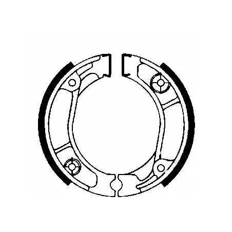 SZCZĘKI HAMULCOWE EBC DO MOTOCYKLA HONDA CB 125 HONDA CB125 J 1975-1979