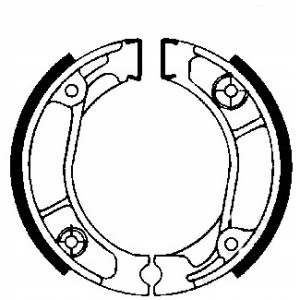 SZCZĘKI HAMULCOWE EBC DO MOTOCYKLA HONDA CB 50 HONDA CB50 J 1976-1983