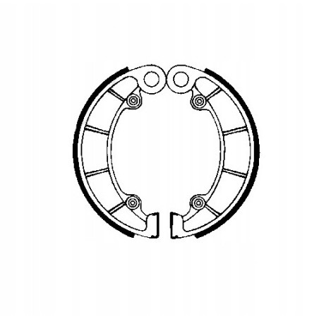 SZCZĘKI HAMULCOWE EBC DO MOTOCYKLA HONDA VT 1100 VT1100 C SHADOW 1988-1995