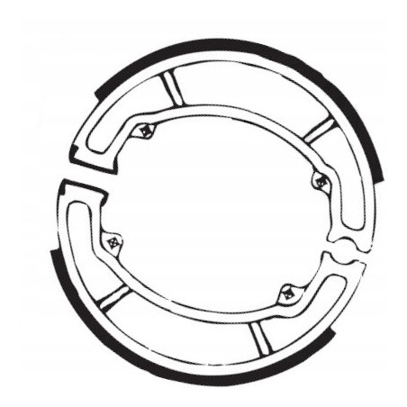 SZCZĘKI HAMULCOWE EBC DO MOTOCYKLA HONDA SES 125 SES125 DYLAN 2002-2006