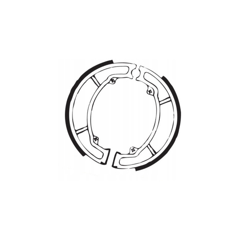 SZCZĘKI HAMULCOWE EBC DO MOTOCYKLA HONDA SCV 100 HONDA SCV100 LEAD 2003-08