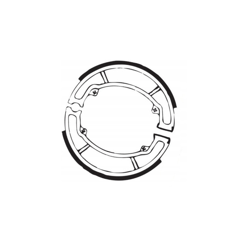 SZCZĘKI HAMULCOWE EBC DO MOTOCYKLA HONDA PES 125 HONDA PES125 PSI 2006-2013