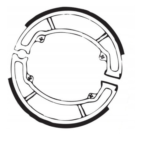 SZCZĘKI HAMULCOWE EBC DO MOTOCYKLA HONDA PES 125 HONDA PES125 PSI 2006-2013