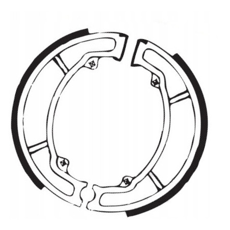 SZCZĘKI HAMULCOWE EBC DO MOTOCYKLA HONDA PCX 125 HONDA PCX125 2010-2024