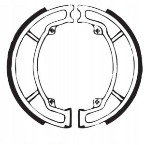 SZCZĘKI HAMULCOWE EBC DO MOTOCYKLA HONDA NES 150 NES150 @/ AROBASE 2000-06