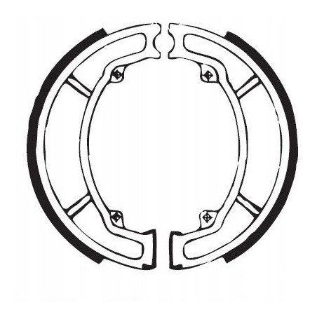SZCZĘKI HAMULCOWE EBC DO MOTOCYKLA HONDA NES 125 NES125 @/ AROBASE 2000-06