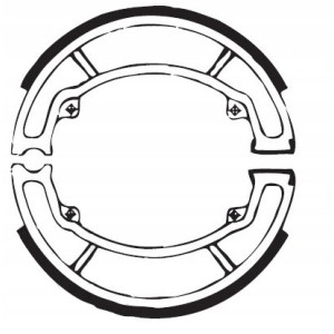 SZCZĘKI HAMULCOWE EBC DO MOTOCYKLA HONDA CBF 250 HONDA CBF250 2004-2006
