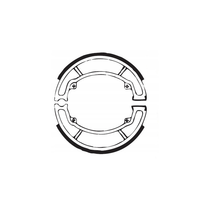 SZCZĘKI HAMULCOWE EBC DO MOTOCYKLA HONDA CBF 250 HONDA CBF250 2004-2006