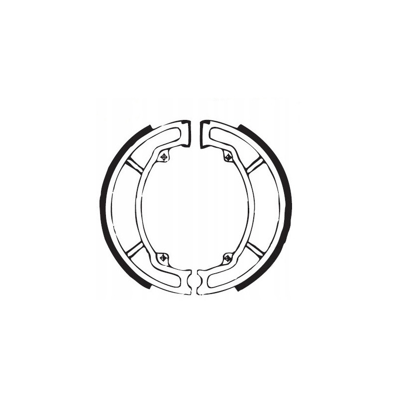 SZCZĘKI HAMULCOWE EBC DO MOTOCYKLA HONDA CBF 125 HONDA CBF125 M 2009-2016