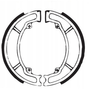 SZCZĘKI HAMULCOWE EBC DO MOTOCYKLA HONDA CB 125 HONDA CB125 F 2015 - 2024