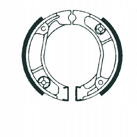 SZCZĘKI HAMULCOWE EBC DO MOTOCYKLA PEUGEOT KISBEE 50 KISBEE50 2011-2018