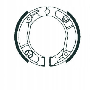 SZCZĘKI HAMULCOWE EBC DO MOTOCYKLA PEUGEOT COTTON 50 COTTON50 2010-2012