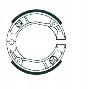 SZCZĘKI HAMULCOWE EBC DO MOTOCYKLA HONDA EM1 E EM1E 2023-2025