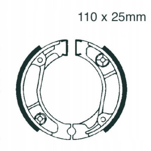SZCZĘKI HAMULCOWE EBC DO MOTOCYKLA HONDA C 125 C125 A SUPER CUB 2018-2024