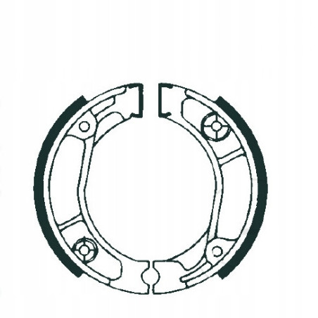 SZCZĘKI HAMULCOWE EBC DO MOTOCYKLA HONDA ANF 125 ANF125 INNOVA 2003-2012