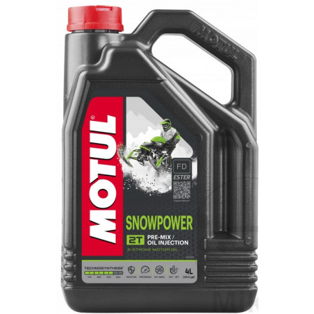 OLEJ DO SKUTERA ŚNIEŻNEGO MOTUL SNOW POWER 2T -45°C 4L ORYGINAŁ PÓŁSYNTETYK