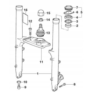 ŁĄCZNIK PRZEGUB KULOWY SWORZEŃ WAHACZA BMW R 1150 GS 1999 - 2005