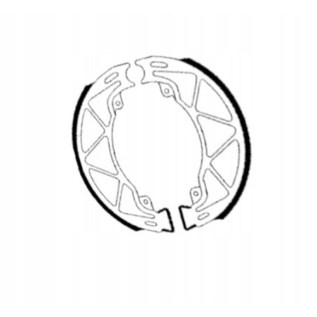 SZCZĘKI HAMULCOWE EBC DO MOTOCYKLA VESPA SPRINT 50 SPRINT50 2014-2024