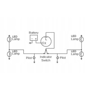PRZERYWACZ JMP DO KIERUNKOWSKAZÓW LEDOWYCH 2 PINY