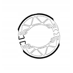 SZCZĘKI HAMULCOWE EBC DO MOTOCYKLA PIAGGIO HEXAGON 125 HEXAGON 180 98-2000