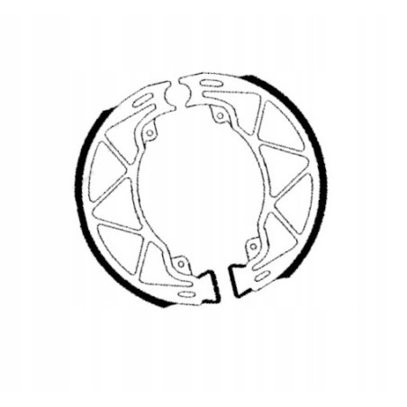 SZCZĘKI HAMULCOWE EBC DO MOTOCYKLA PIAGGIO FLY 50 FLY 100 FLY50 FLY100