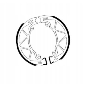 SZCZĘKI HAMULCOWE EBC DO MOTOCYKLA PIAGGIO DRIVE 50 DRIVE50 GT 2016-2017