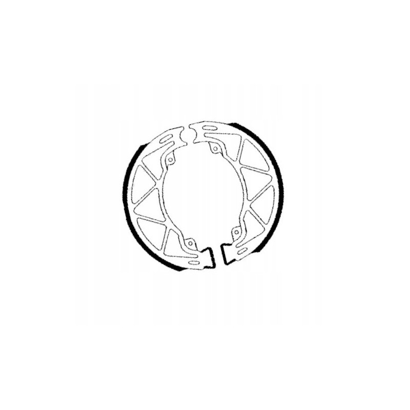 SZCZĘKI HAMULCOWE EBC DO MOTOCYKLA PIAGGIO DRIVE 50 DRIVE50 GT 2016-2017