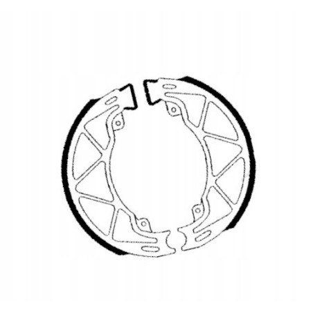 SZCZĘKI HAMULCOWE EBC DO MOTOCYKLA KEEWAY GOCCIA 50 GOCCIA50 4T 2013-2015