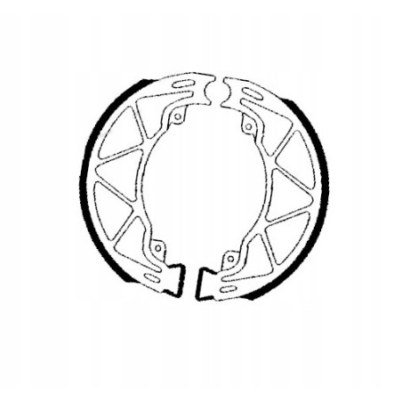 SZCZĘKI HAMULCOWE EBC DO MOTOCYKLA DERBI SONAR 150 DERBI SONAR150 2009-2010