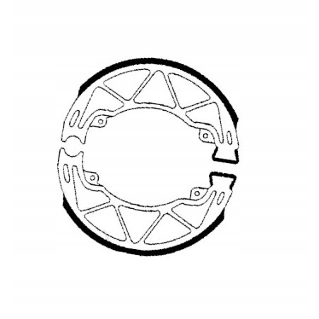 SZCZĘKI HAMULCOWE EBC DO MOTOCYKLA DERBI BOULEVARD 50 BOULEVARD 100