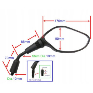 NOWE LUSTERKO LEWE HONDA PCX 125 HONDA PCX 150