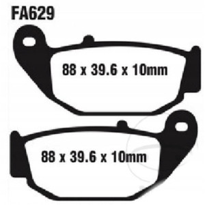 KLOCKI HAMULCOWE TYŁ EBC FA629TT HONDA CRF 250 L CRF250 2013 - 2020