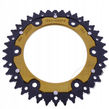 ZĘBATKA TYLNA ZF DUAL ZŁOTA 40 zębów HONDA CRF300 L CRF300 RALLY