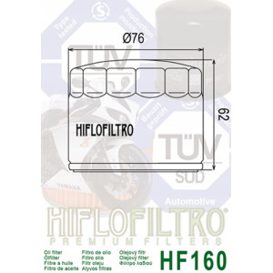 FILTR OLEJU HF160 DO MOTOCYKLA BMW R1200 RT 2013 - 2018