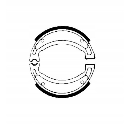 SZCZĘKI HAMULCOWE EBC DO MOTOCYKLA DERBI DXR 250 DXR250 TD 2004-2008